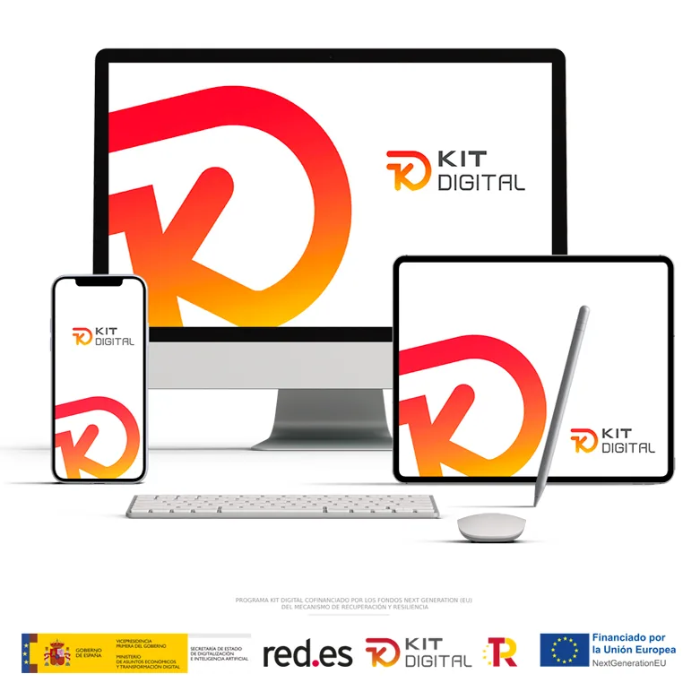 Web del programa Kit Digital mostrada en varios dispositivos