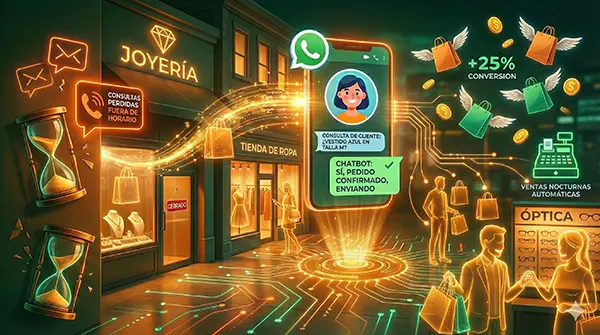 chatbots para negocios locales en ciudad real